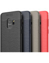 S9 Plus Stöttåligt &amp; Stötdämpande Skal LeatherBack