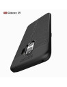 S9 Plus Stöttåligt &amp; Stötdämpande Skal LeatherBack