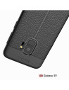 S9 Plus Stöttåligt &amp; Stötdämpande Skal LeatherBack