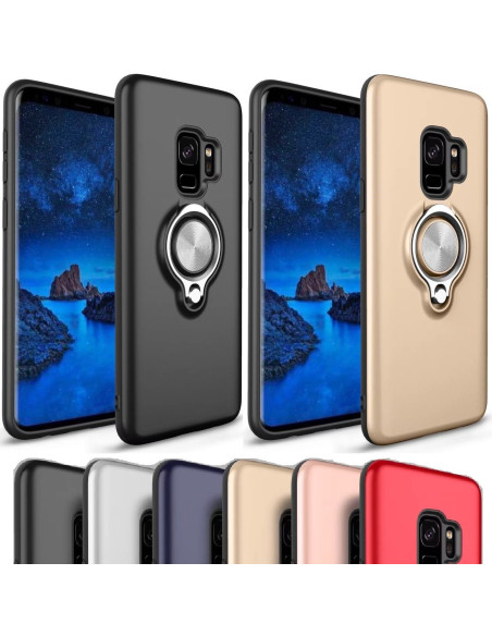 Samsung S9 Plus 360º RingCase® Mattsvart