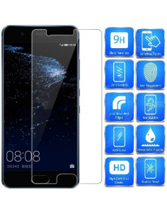 Härdat glas för Huawei P10 Lite med rundade kanter och hög ljustransmission