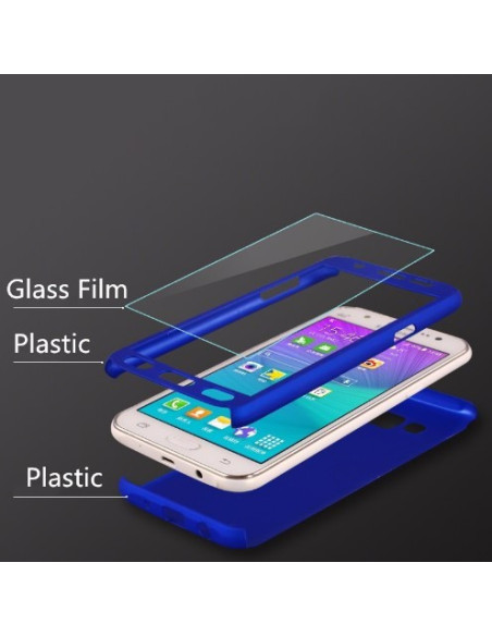 Samsung J5 2016 | 360° 3in1 FullCover Skal + 0.26mm 9H Glas