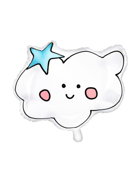 Folieballong Fluffy Cloud Moln