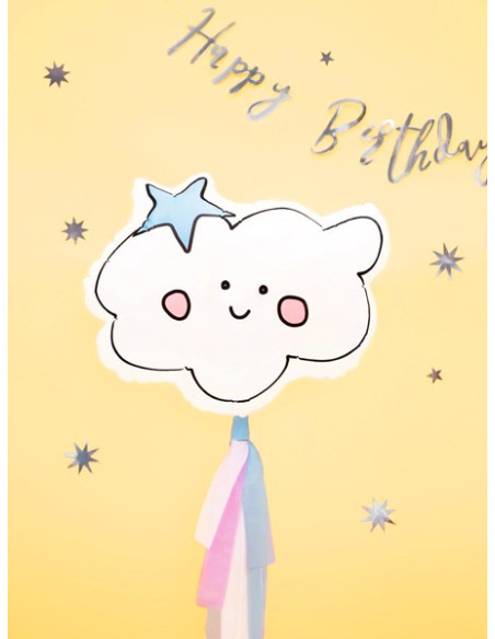 Folieballong Fluffy Cloud Moln
