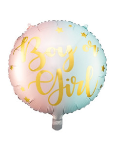 Folieballong Boy or Girl Gender Reveal