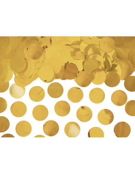 2-PACK Konfetti Runda Guld 15g