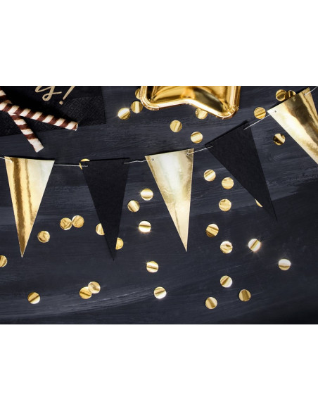 2-PACK Konfetti Runda Guld 15g