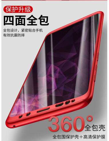 Samsung S8 | 360° 3in1 FullCover Skal + 0.26mm 9H Glas