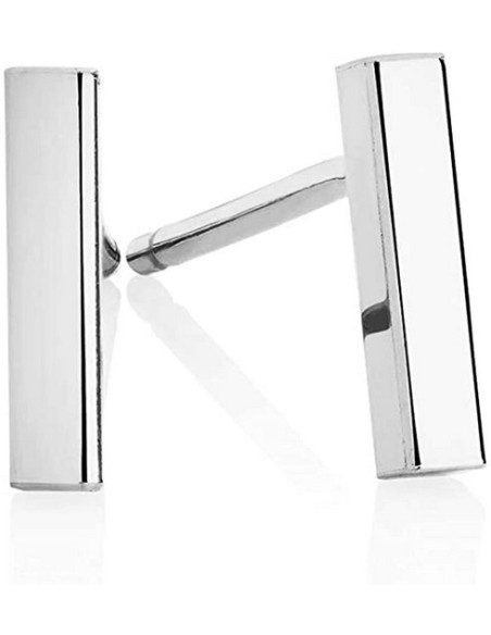4-PACK Örhängen Solid Rektangel Guld & Silver