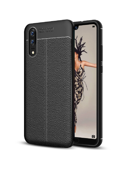 P20 Pro Stöttåligt &amp; Stötdämpande Skal LeatherBack