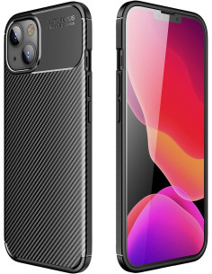 iPhone 15 Stöttåligt Slimmat Skal FullCarbon V4