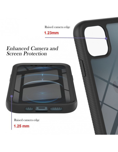 iPhone 15 Pro Heltäckande Premium 3D Skal 3in1 ThreeSixty