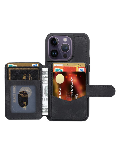 iPhone 15 Pro Stöttåligt Premium Skal RFID 7-FACK Solid V6 Nordcell™