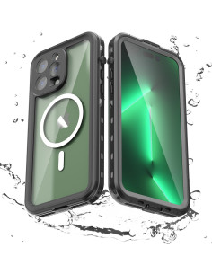 iPhone 15 Pro Max Heltäckande Vattentät Premium MagSafe Skal