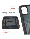 iPhone 15 Pro Max Heltäckande Premium 3D Skal 3in1 ThreeSixty