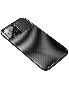 Slimmat FullCarbon-skal för iPhone 15 Pro Max med detaljerad yta och skyddande kant 2