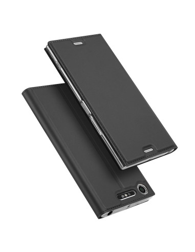 Xperia XZ1 Flipfodral Skin Pro med Kortfack