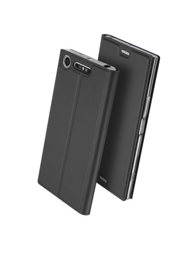 Xperia XZ1 Flipfodral Skin Pro med Kortfack