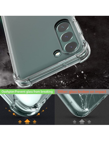 Samsung S23 FE Stöttåligt Skal med Förstärkta Hörn