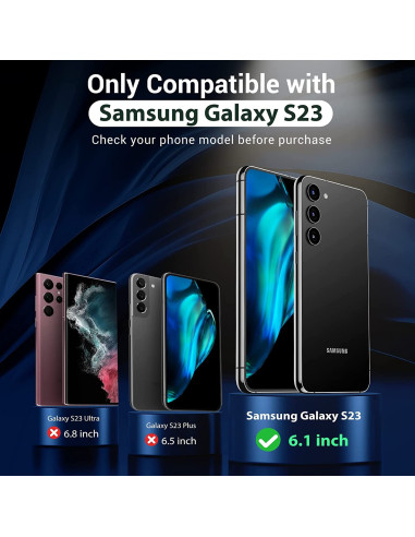 Samsung S23 FE Genomskinligt Stötdämpande Skal Simple