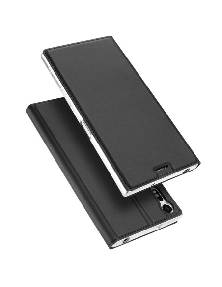Xperia XZ &amp; XZs Flipfodral Skin Pro med Kortfack