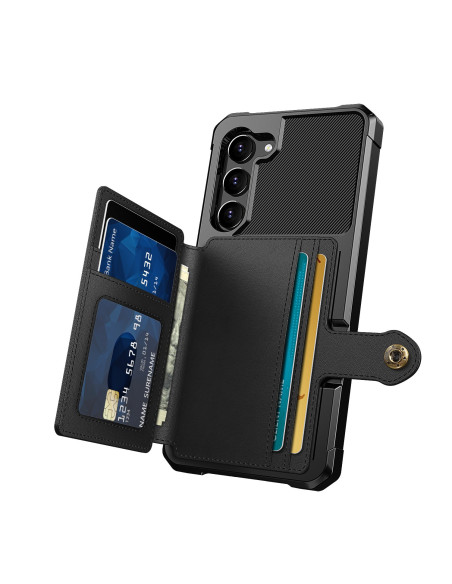 Samsung S23 FE Stöttåligt Premium Skal 4-FACK Solid V3 RFID