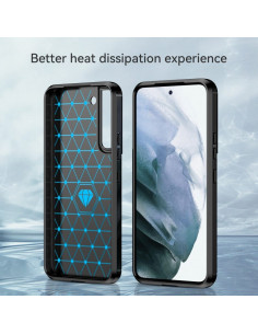 Samsung S23 FE Stöttåligt Skal SlimCarbon