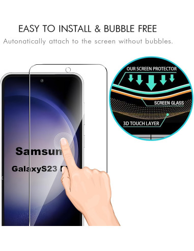 Samsung S23 FE Härdat glas 0.26mm 2.5D 9H