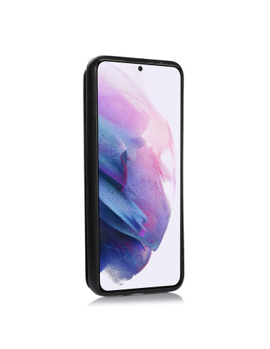 Samsung S23 FE Stöttåligt Skal Korthållare 3-FACK Flippr V2 Svart