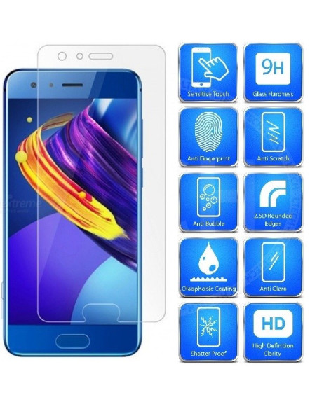 Härdat glas för Honor 10, ultratunt och transparent med 9H skyddsstyrka
