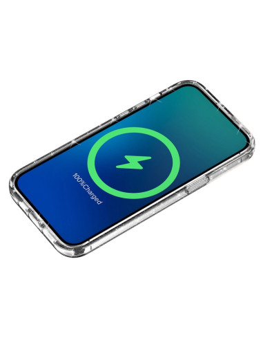 Glittrigt MagSafe Skal iPhone 15 - Transparent