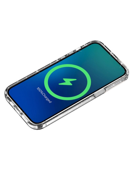 Glittrigt MagSafe Skal iPhone 15 Pro Max - Transparent