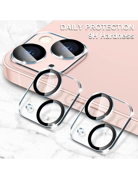 3in1 Gummibelagt Stilrent Skal iPhone 13 Mini - Svart