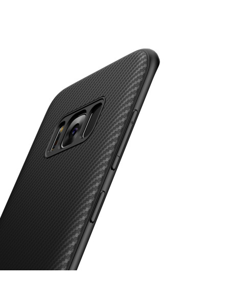 Samsung S8 Plus Ultratunn Silikon Skal FullCarbon®
