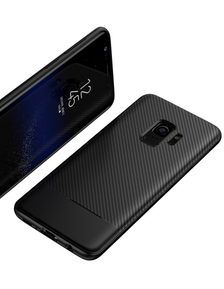 Samsung S9 Stöttåligt Skal FullCarbon