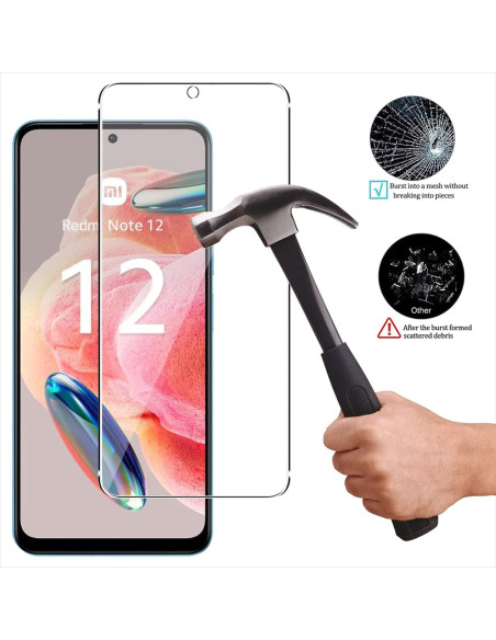 Xiaomi Redmi Note 12 4G Härdat glas 0.26mm 2.5D 9H