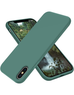 Gummibelagt Stöttåligt Skal iPhone XS Max - Grön