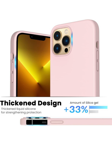 Gummibelagt Stöttåligt Skal iPhone 12 Pro Max - Rosa