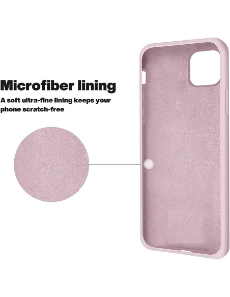 Gummibelagt Stöttåligt Skal iPhone 12 Pro Max - Rosa