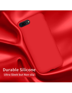 Gummibelagt Stöttåligt Skal iPhone 7 Plus / 8 Plus - Röd