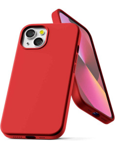 Gummibelagt Stöttåligt Skal iPhone 14 Plus - Röd