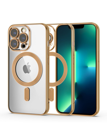 Stöttåligt MagSafe Kompatibelt Skal iPhone 12 Pro - Guld