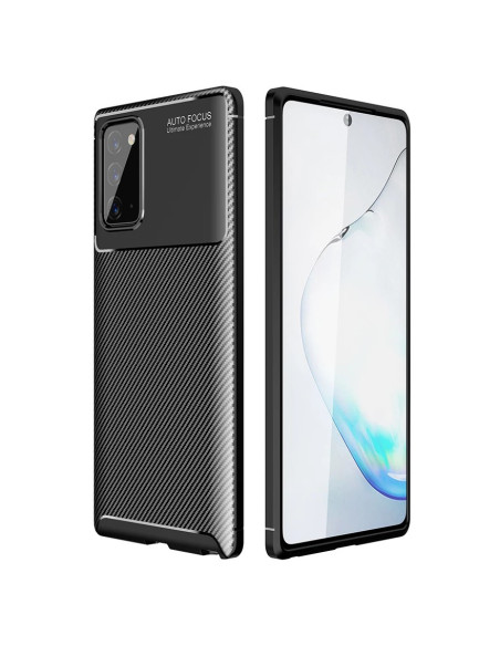 Samsung Note 20 skal i fullcarbon med detaljerad textur och kameraöppning