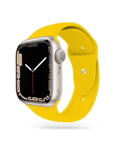 Apple Watch 38/40/41mm Slitstark Silikon Armband Walkr - Gul