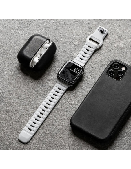 Apple Watch 38/40/41mm Slitstarkt Armband Titan's Grip - Svart