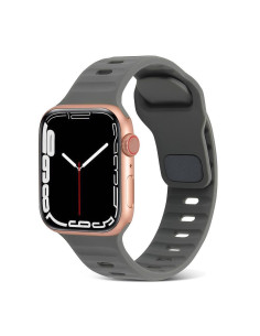 Apple Watch 38/40/41mm Slitstarkt Armband Titan's Grip - Mörkgrå