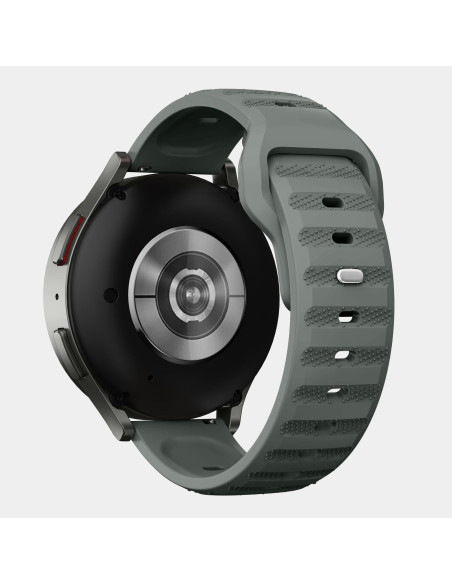 Universalt Slitstarkt Klockarmband Titan's Grip 20mm - Mörkgrå