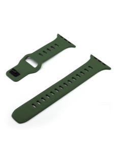 Apple Watch 42/44/45/49mm Slitstarkt Armband Titan's Grip - Grön 2