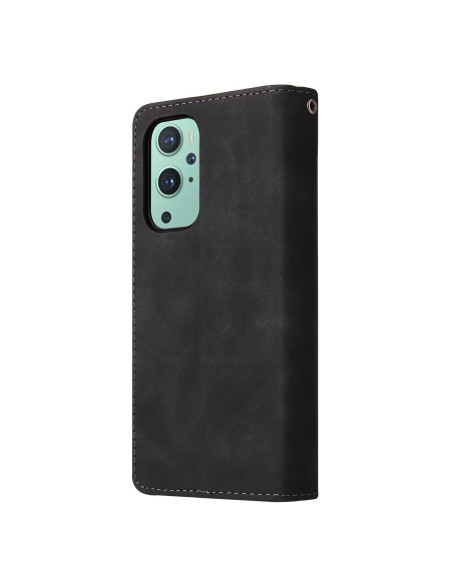 OnePlus 9 Multifunktionellt Plånboksfodral Zipper 8-Fack