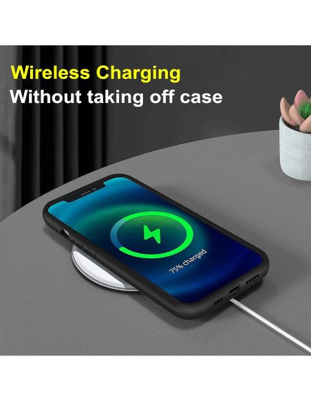 iPhone X / XS Gummibelagd Mattsvart Skal Kameraskydd Liquid - Svart